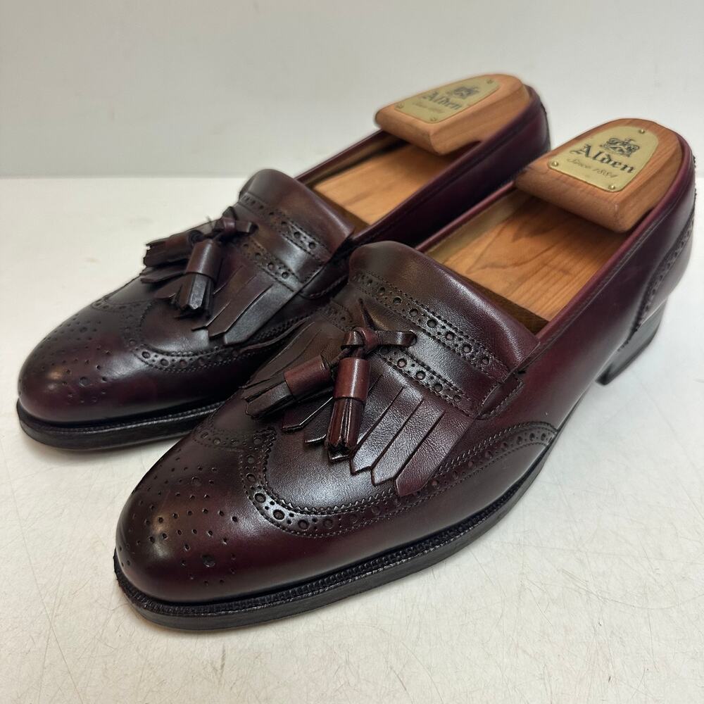 NEW HEELS Crockett & Jones x Brooks Brothers Tassel Loafer Made in England 7.5 D